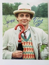 SYLVESTER MCCOY In Person Signed Autograph 20x25cm Doctor Who