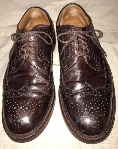 J Crew Ludlow Brown Leather Wingtip 