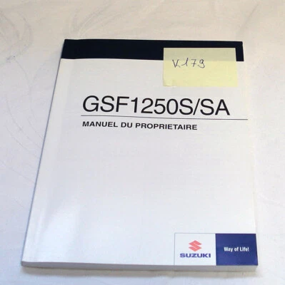 Original Suzuki GSF1250SA 08-14 manuel du proprietaire Fahrerhandbuch français - Bild 1 von 4