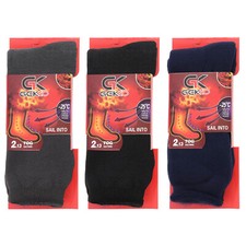Falari 3-Pack Men Heated Sox Thermal Socks 10-13 Keep Foot Warm For Cold Winter