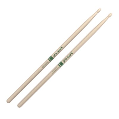 PROMARK TXR7AW Raw Hickory 7A Wood   Classic Forward Hickory 7A   Oval Wood Tip