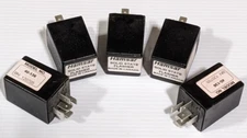 5) Hamsar 12V Solid State Pin Type B Terminal Turn Signal Flasher Relays 40-136