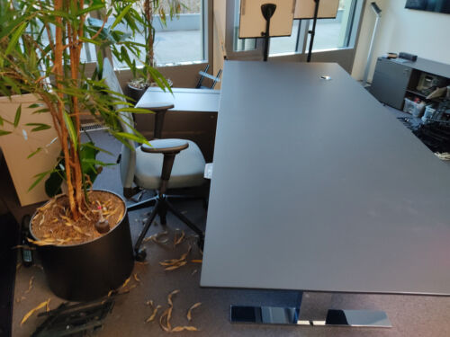 Schreibtisch Walter Knoll 240 x 100 cm mit Unterschrank und Sideboard 180 x 55 - Bild 3 von 9