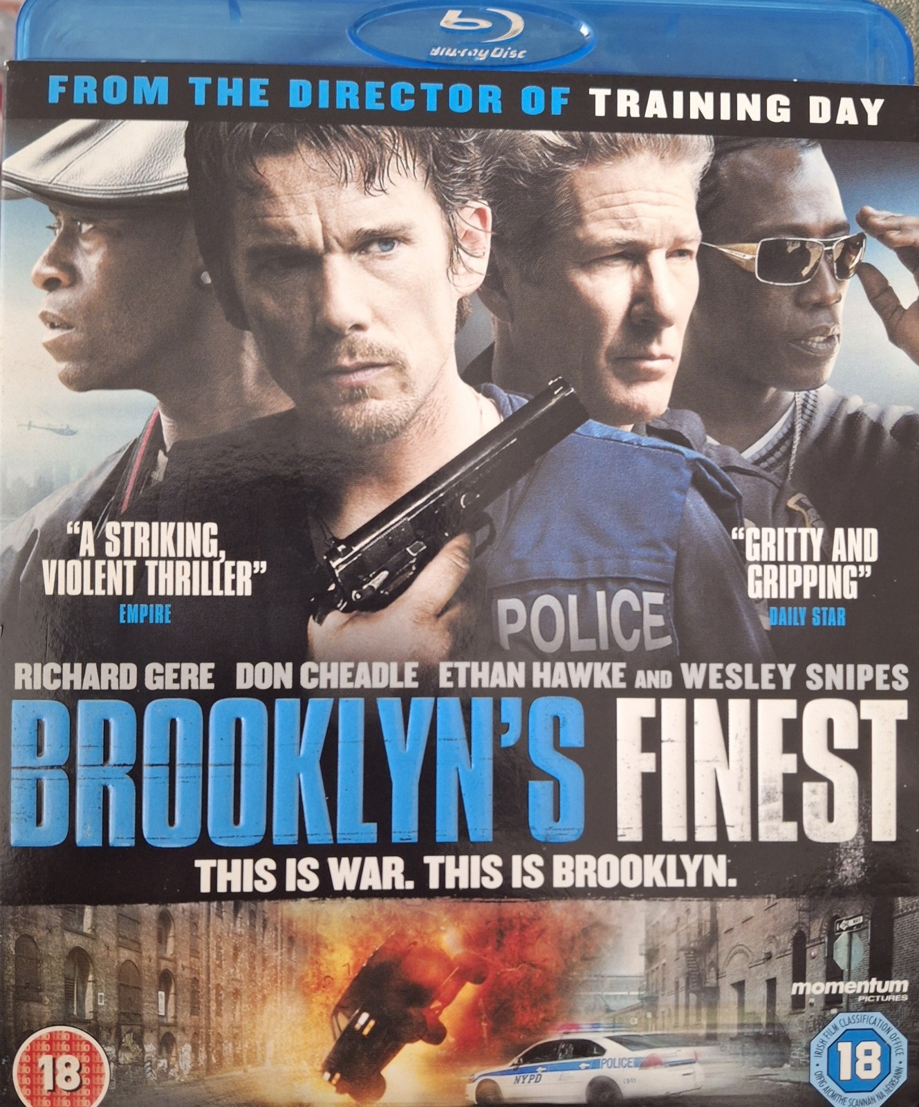 Brooklyn's Finest Blu-ray 2010 Richard Gere Certificate 18 Like New Condition