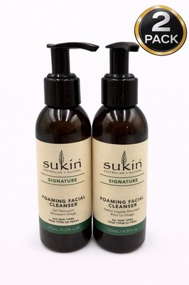 (2 Pack) Sukin Australian Natural Signature Foaming Facial Cleanser 4.23 oz M9