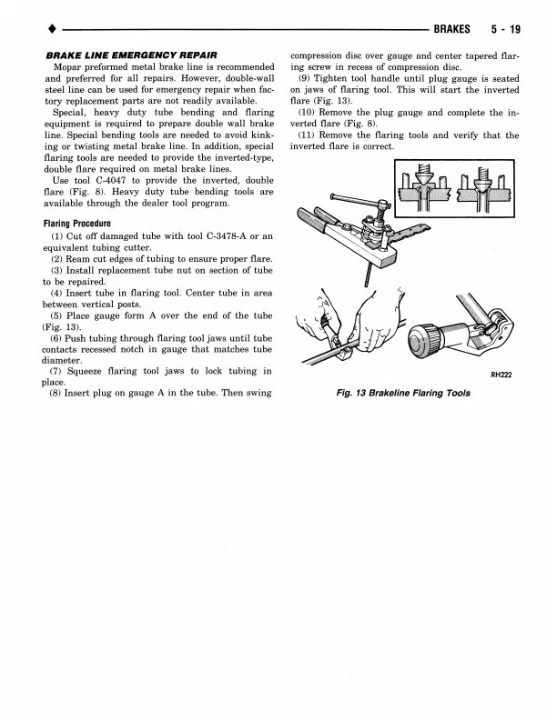 1990 Dodge Pickup Truck Shop Manual D150 D250 D350 W150 W250 W350 Service Repair - Image 3 of 4