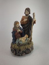 Holy Family Music Box Vintage Estates Sale 8"