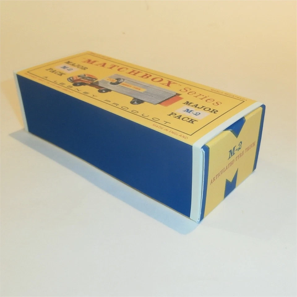 Matchbox Major Pack 2 b Bedford Tractor Davies Tyres D Style Repro Box - Image 2 of 4