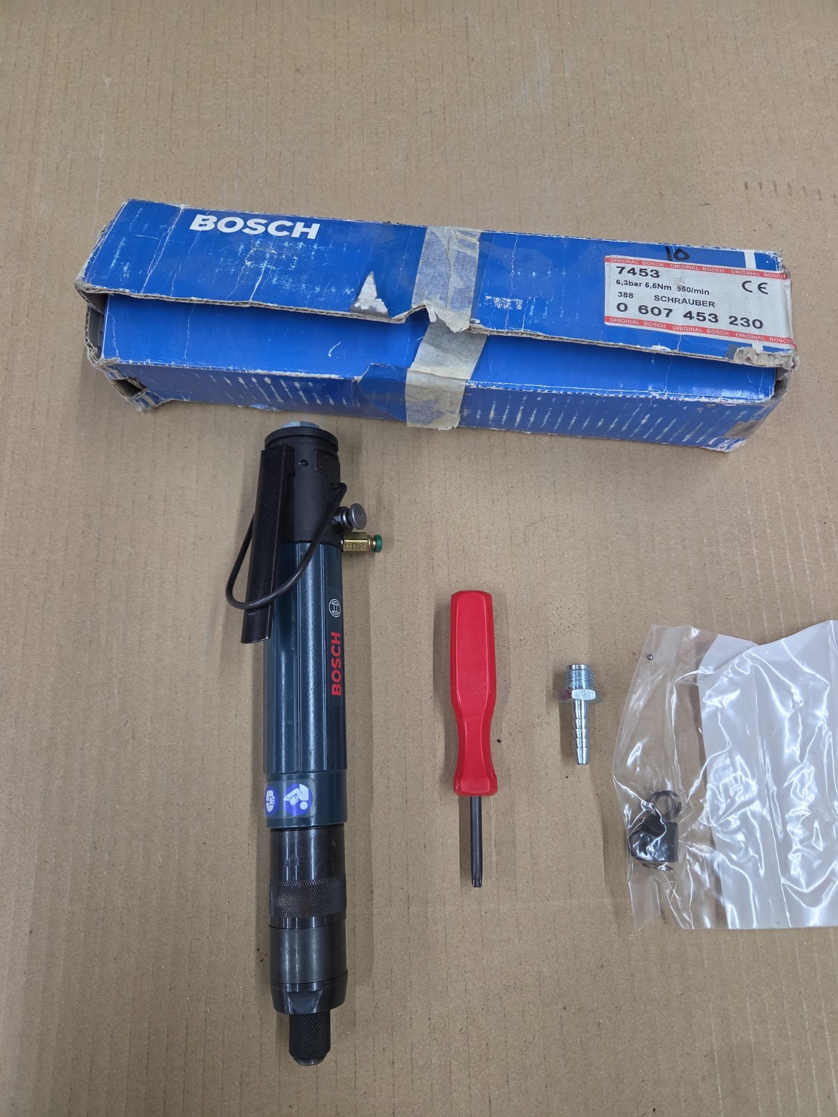 NOS Bosch Pneumatic impact wrench 7453/ 0 607 453 230 6.3 bar 950/min