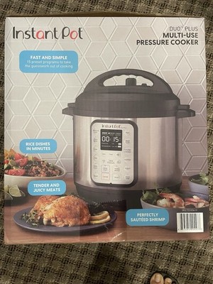 Instant Pot Duo Plus 9-in-1 Multicooker Stainless Steel, 6 Quartz
