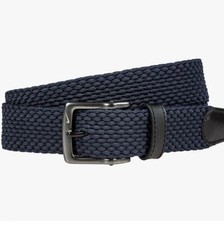 Nike Golf Stretch Woven Navy Blue Belt Men's Size Large 38-40 New With Tags