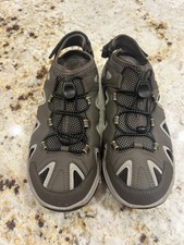 Eddie Bauer Mens 10M LakeTrail Sandals Hiking Shoe Brown Waterproof Water River
