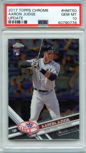 *MLB DEBUT 08/13/2016*Aaron Judge* 2017 TOPPS CHROME UPD #HMT50 PSA 10 Gem Mint!
