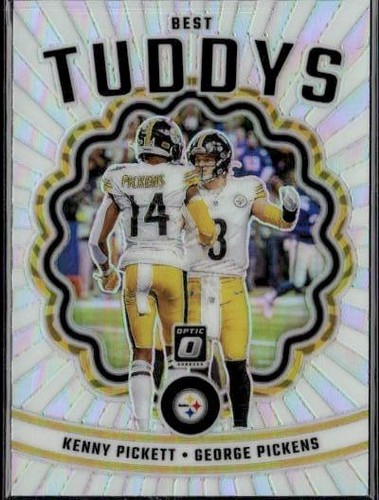 George Pickens / Kenny Pickett #BT-KG 2023 Panini Donruss Optic Best Tuddys card