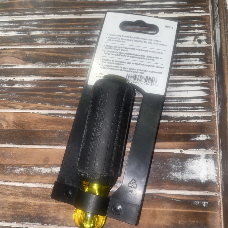 KLEIN TOOLS 602-4 Slotted Screwdriver, 1/4 in 2DFX6 - Image 3 of 3