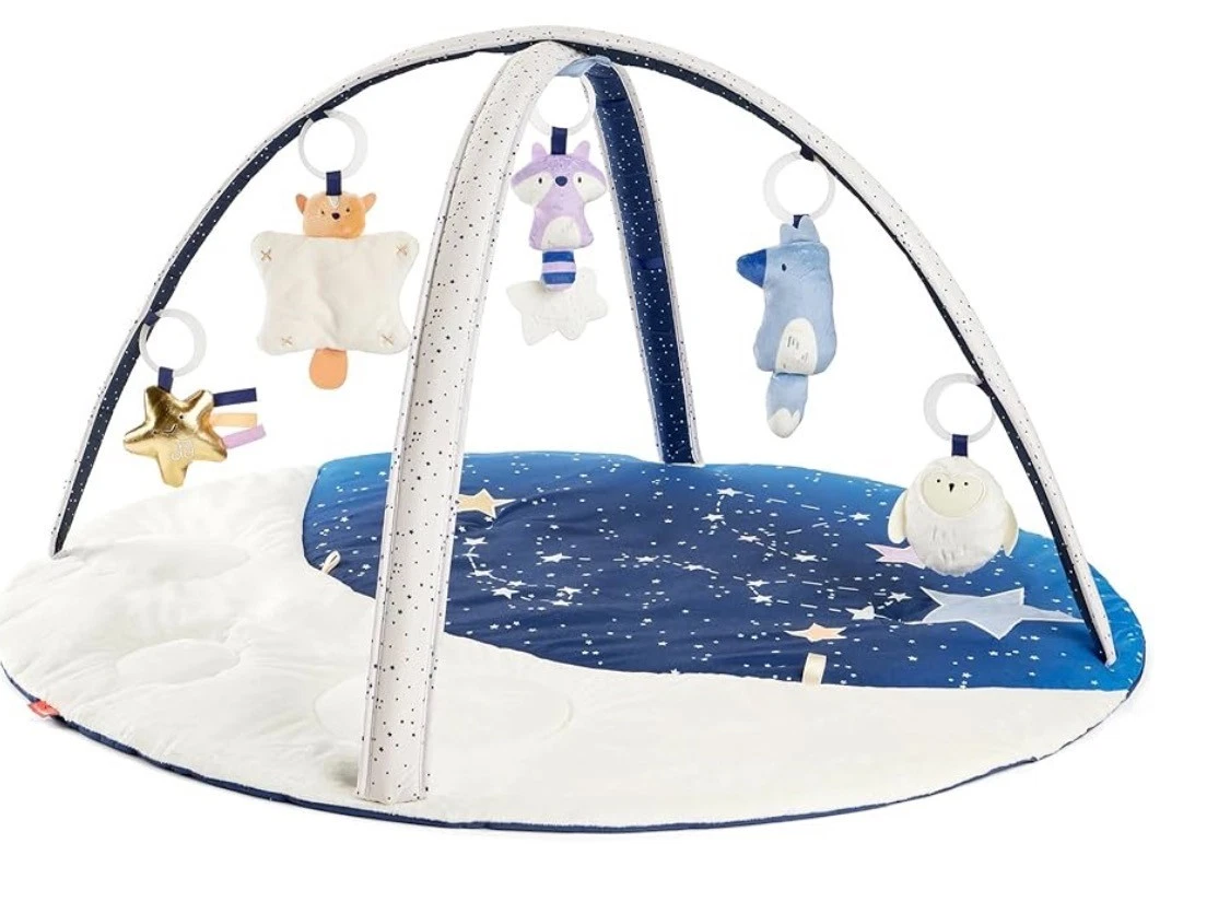 Skip Hop 3-in-1 Activity Baby Play Gym Tummy Time Mat, Celestial Dreams