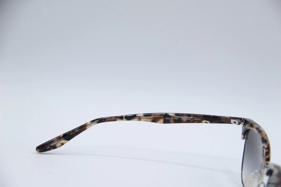 NOVO ÓCULOS DE SOL BARTON PERREIRA NIKKI ORM/SIL HAVANA ARMAÇÃO AUTÊNTICA PRATA 52-19 - Imagem 4 de 4