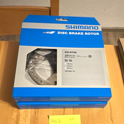 Shimano Deore XT SM-RT86 Bremsscheiben 180 mm 6-Loch 2er-Set