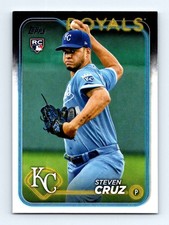#360 2024 Topps Steven Cruz RC Kansas City Royals