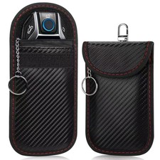 Faraday Bags for Car Keys 2 Pack Faraday Pouch, RFID Key Fob Protector Signa...
