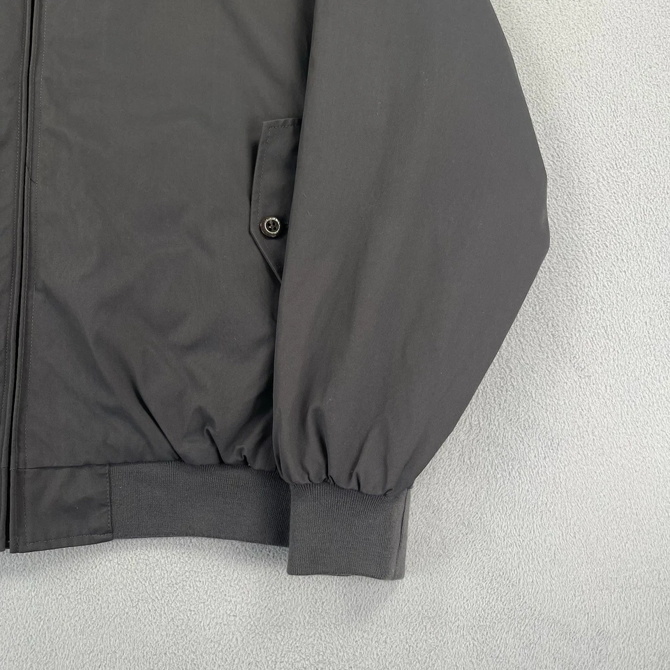 Orvis Harrington Jacket Mens Large Gray Plaid Lined Classic Full Zip Golf Preppy - Image 4 of 4