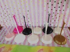 Mattel Barbie Original Doll Stands-Straddle Multicolor Lot of 10