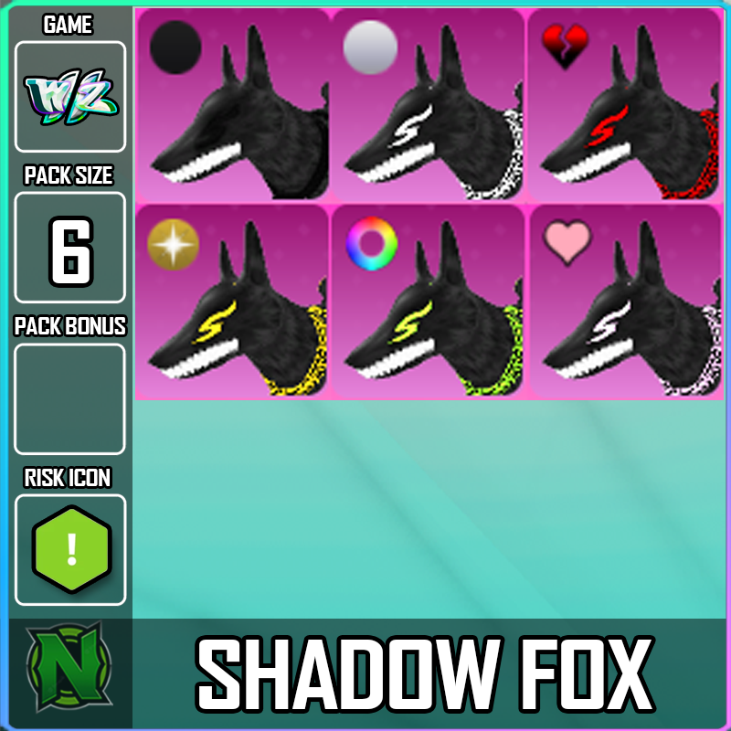 World Zero WZ - 6 PACK - SHADOW FOX | eBay