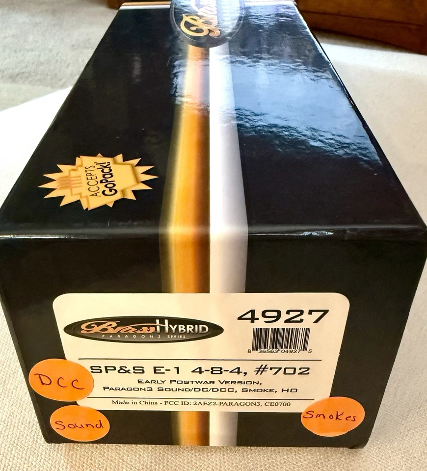 Broadway Limited HO Scale SP&S E-1 4-8-4 #702 DC/DCC/Sound/smoke/NIB - Image 3 of 4