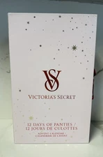 VICTORIA'S SECRET 12-Pack Bikini Panties Holiday Advent Calendar Size Large
