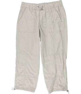 Calvin Klein Womens Fitness Straight Leg Jogger Athletic Pants, beige, XS