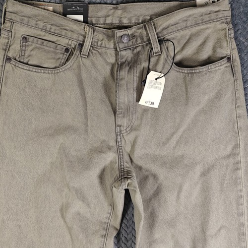 Levi's 568 Jeans Men's  Cargo Loose Straight Denim Size 34x32 Gray NWT - Picture 9 of 12