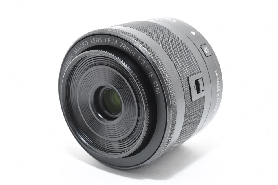 Canon EF-M 28mm f/3.5 Macro IS STM Lens Black From Japan [Exc+++] #A - Image 2 of 4