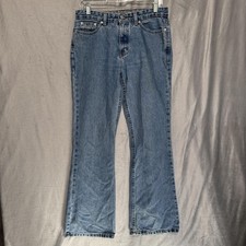 Tommy Hilfiger Tommy Girl Jeans Womens Blue Denim Straight Leg Mid Rise