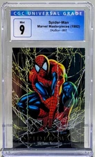 1992 SPIDER-MAN MARVEL MASTERPIECES SKYBOX #87 CGC 9 MINT