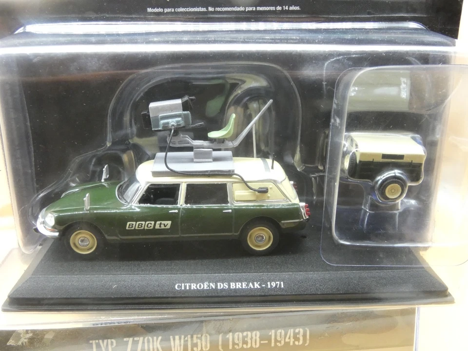 CITROEN DS23 BREAK 1971 BBC TV N°22 + Remorque 1/43éme IXO Neuf Boite - Photo 4/4