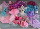 Vintage 1970's-90's Barbie Doll Outfits, Mattel Fashions Tulle Tutu - Lot 32 Pcs