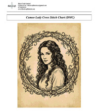 Cameo Lady Cross Stitch Chart