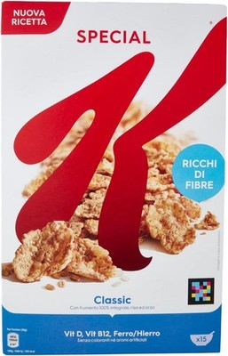 Kellogg s Special K Classic, Knusprige Getreide-Flakes Mit Vollkornweizen 6x450g
