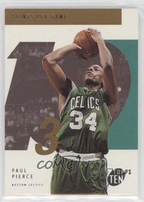 2002-03 Topps Ten Leader Board Paul Pierce #3 HOF 0e1s