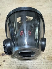 Scott AV-3000 HT Fire Fighter SCBA Mask Amp Bracket SIZE: Medium 5-pt harness EC