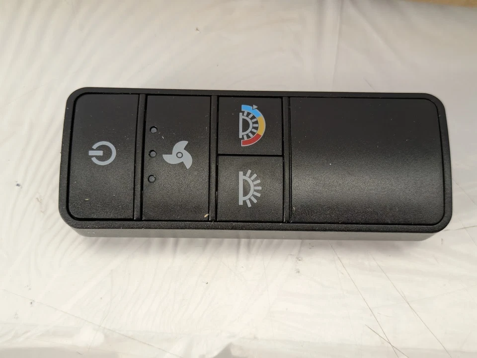 Hampton Bay Ceva 54" LED Indoor/Outdoor Brushed Nickel Ceiling Fan with Remote - Image 4 of 4