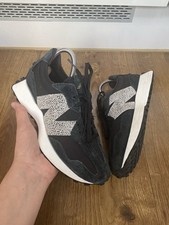 New balance 327 leopard print white black trainers women’s size 5uk