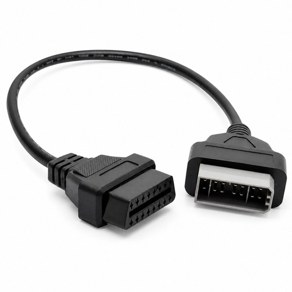Q49C OBD2 Diagnosekabel 14 Pin Auf 16 Pin Adapter FüR Nissan, OBD2 Adapterstecke-image
