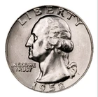 1958-D Washington Quarter BU Uncirculated Mint State 90% Silver 25c US Coin