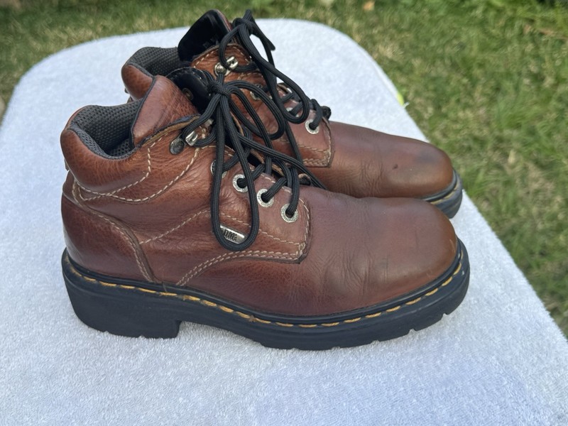 Vintage Dr Martens 9271 Boots Mens Size 6 Browns Leather Chukka Made In England