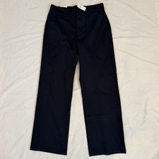 Banana Republic High Rise Straight Twill Pants / Prep Navy /Small Tall / NEW NWT