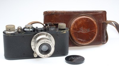Leica IC black nickel Kamera Camera Elmar 50mm f3.5 Objektiv Leitz 99079
