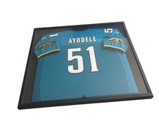 Jacksonville Jaguars Vtg Akin Ayodele Reebok Jersey Framed!!