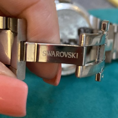 BREIL Unisex Steel Swarovski Crystal 6.5” Watch 5181632 EUC  display picture 1