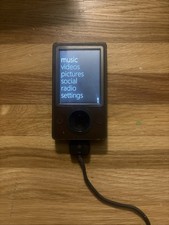 Microsoft Zune 30 MP3 Player 1091 30GB Brown - Tested Working Charge